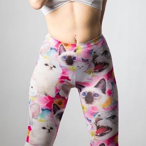 Cat print Leggings
